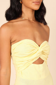 Petal and Pup USA DRESSES Rosetta Dress - Lemon