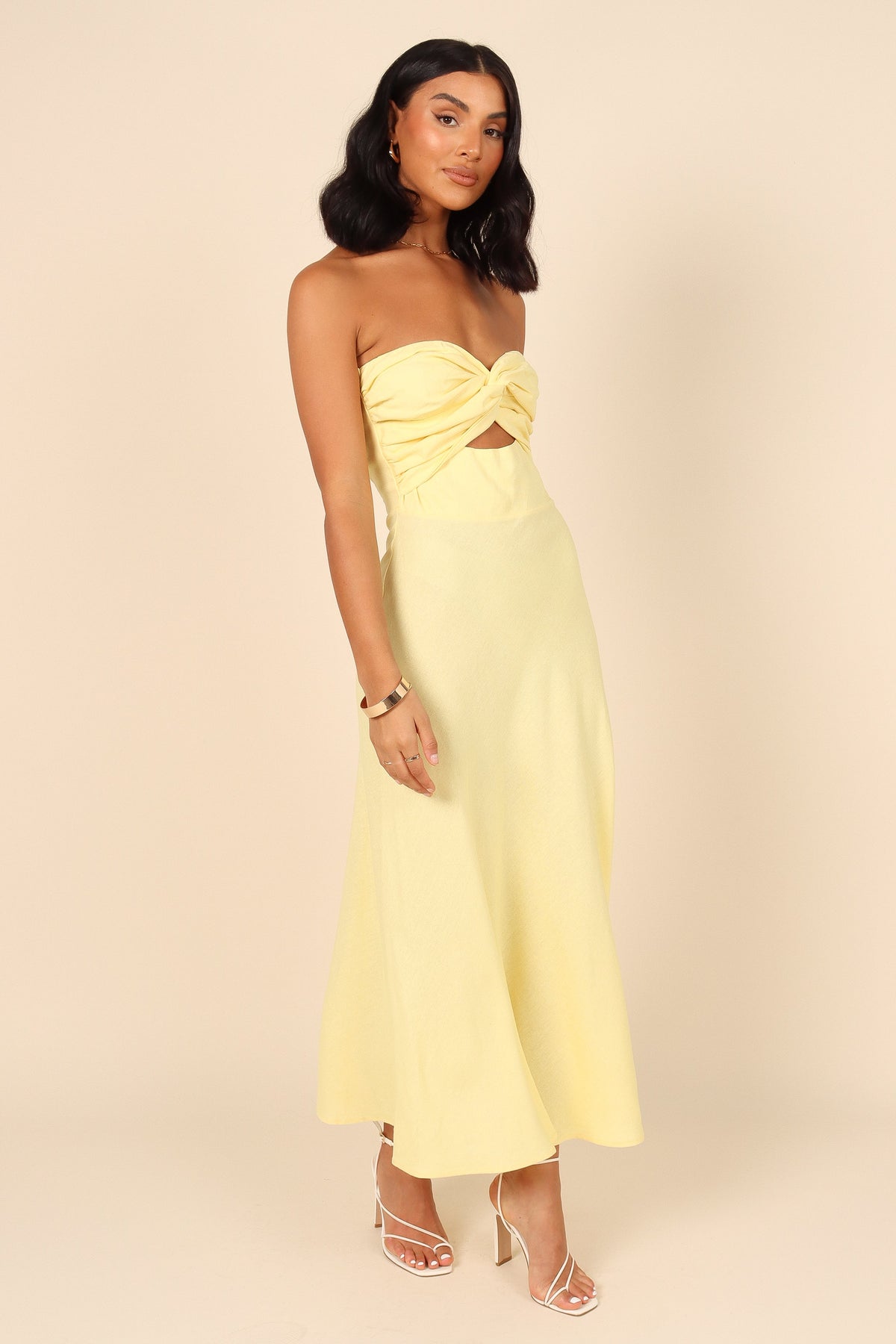lemon dress midi Rosetta Dress