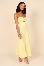 Petal and Pup USA DRESSES Rosetta Dress - Lemon