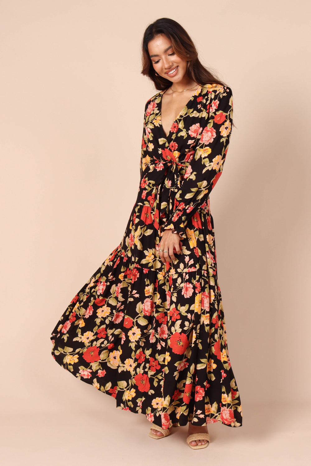 La DoubleJ Big floral-print Maxi Dress - Farfetch