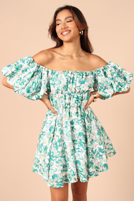 Shelly Dress - Blue Floral - Petal & Pup USA