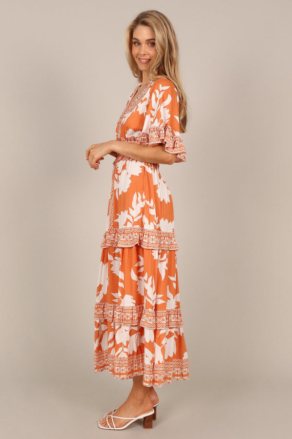 Petal and Pup USA DRESSES Silvio Maxi Dress - Orange