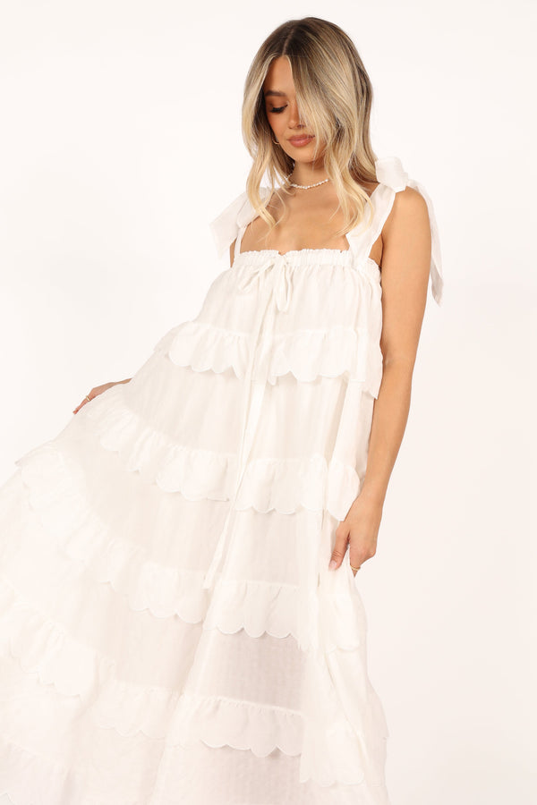 Petal and Pup USA DRESSES Ursa Maxi Dress - Off White