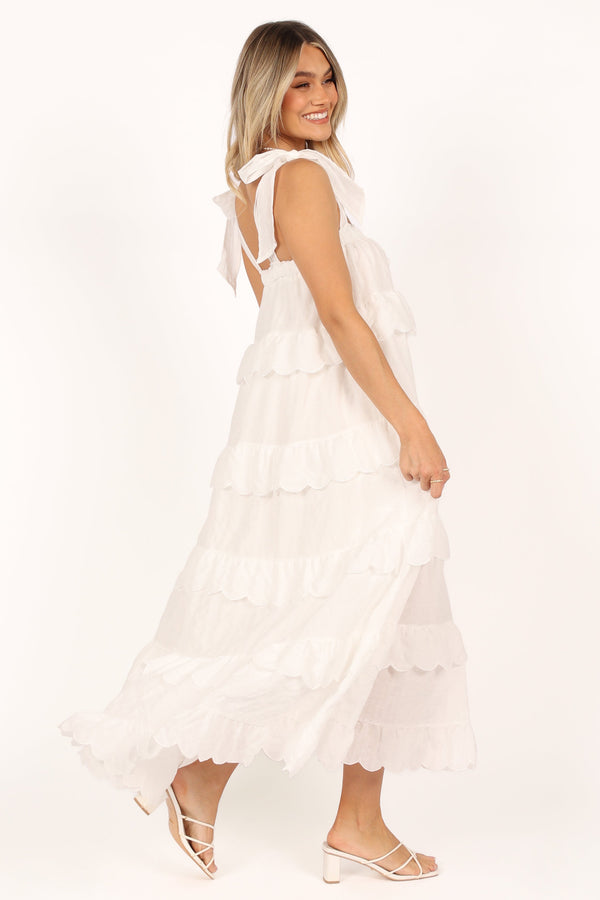 Petal and Pup USA DRESSES Ursa Maxi Dress - Off White