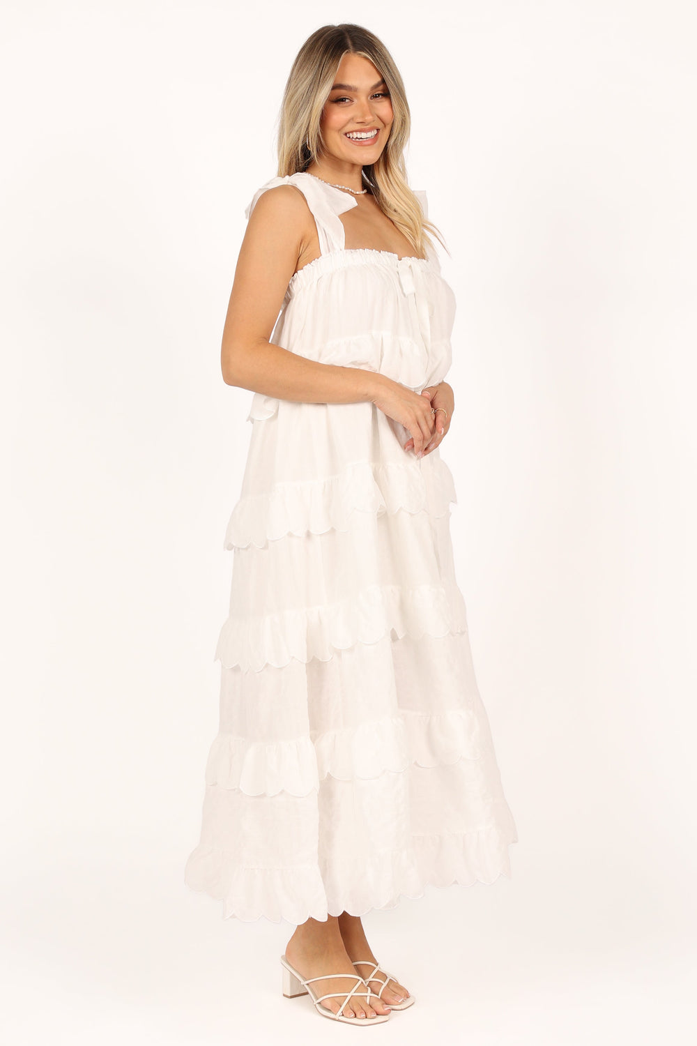 Petal and Pup USA DRESSES Ursa Maxi Dress - Off White