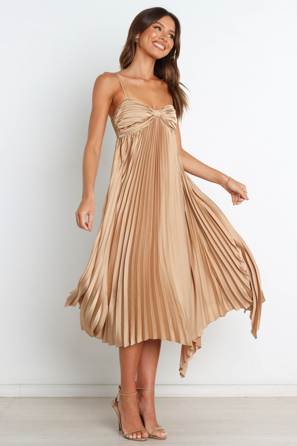 Petal and Pup USA DRESSES Vikki Dress - Gold