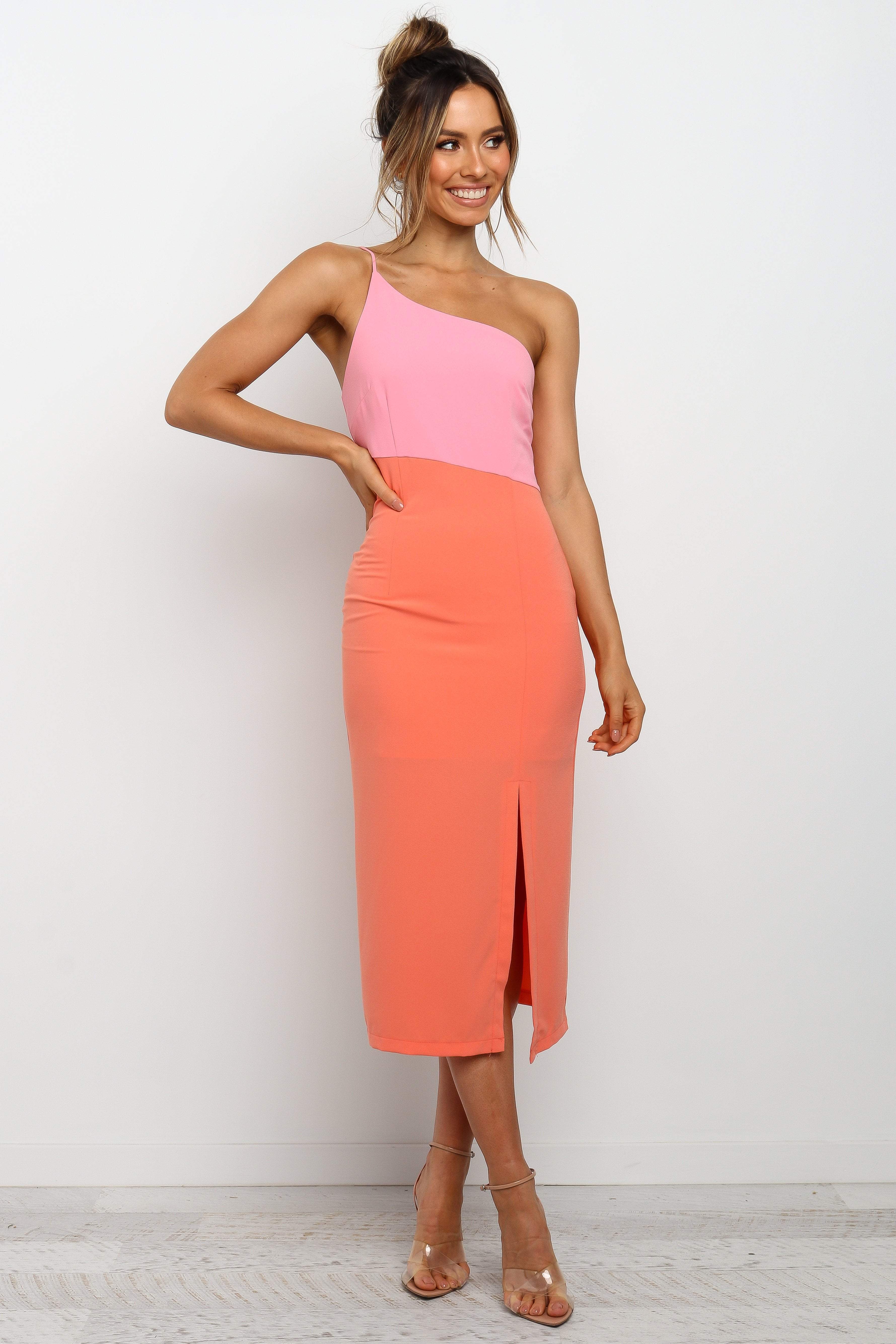 Xiomar Dress Orange Petal Pup USA