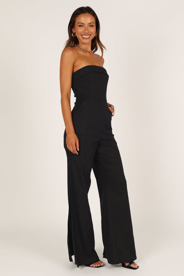 Petal and Pup USA JUMPSUITS TAHARI JUMPSUIT - BLACK