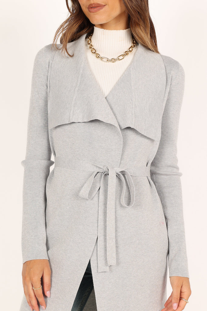 Audrina Cardigan - Grey - Petal & Pup USA