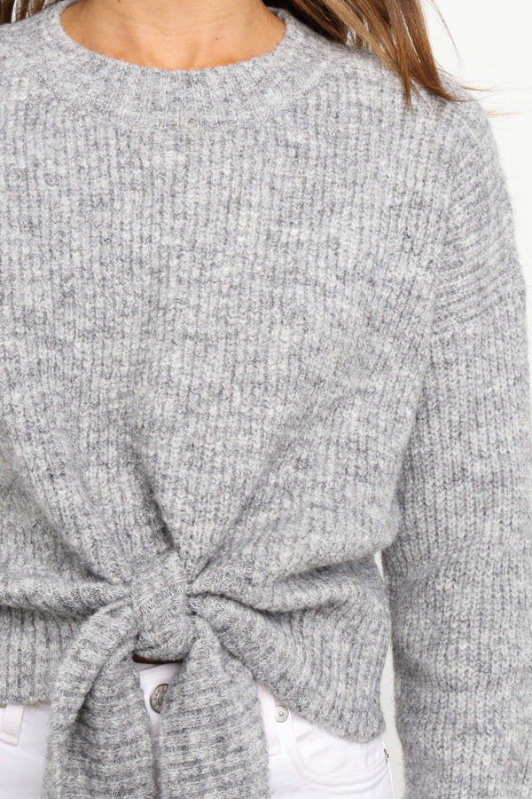 Petal and Pup USA KNITWEAR Captivate Knit - Grey