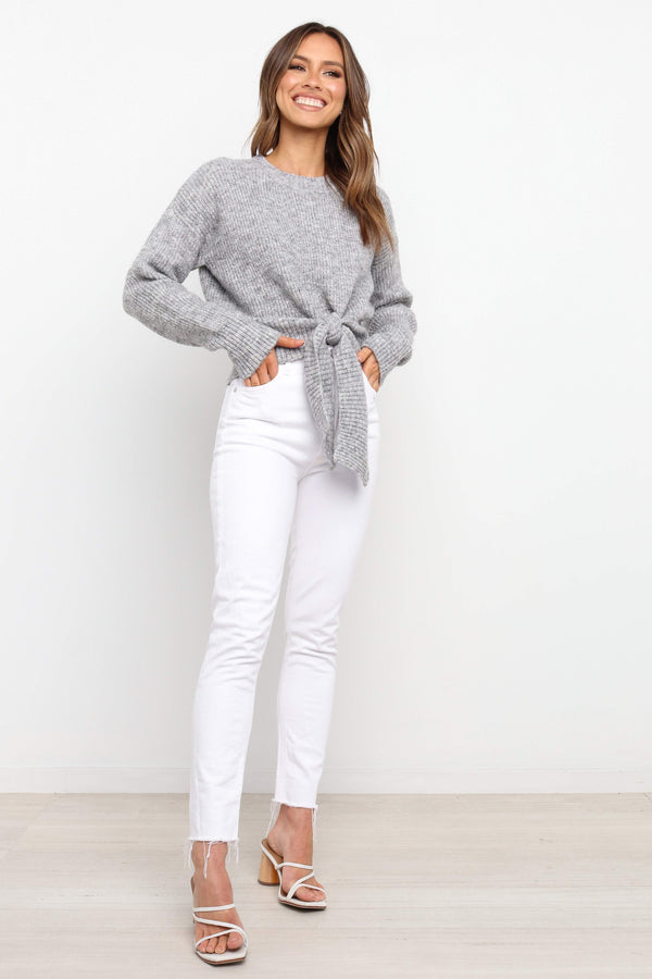 Petal and Pup USA KNITWEAR Captivate Knit - Grey