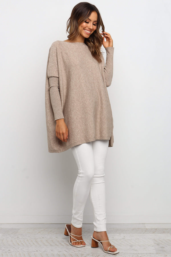 Petal and Pup USA KNITWEAR Jemima Sweater - Beige