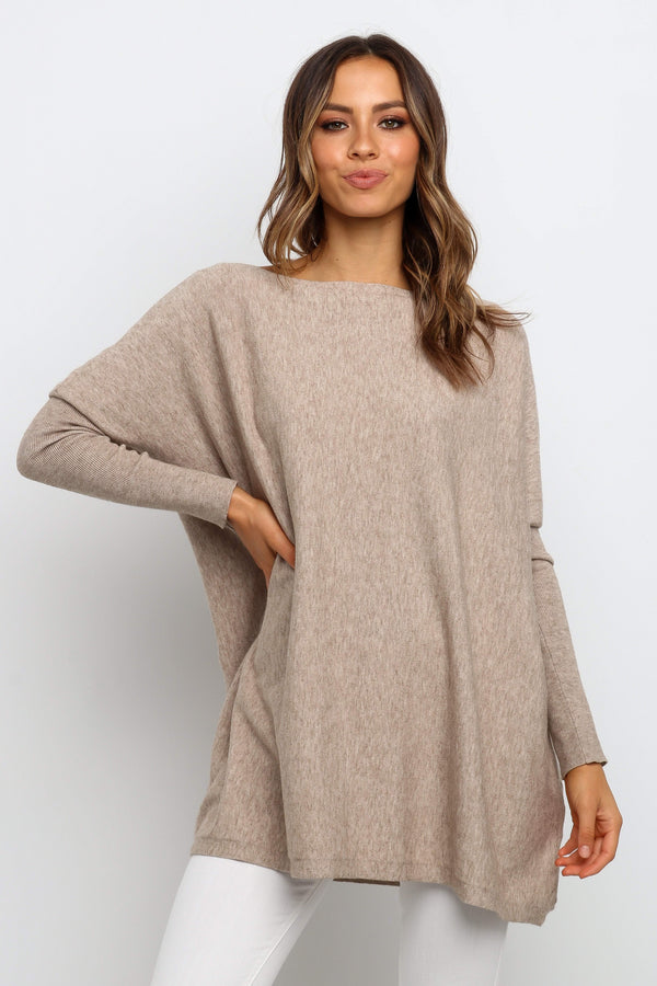 Petal and Pup USA KNITWEAR Jemima Sweater - Beige