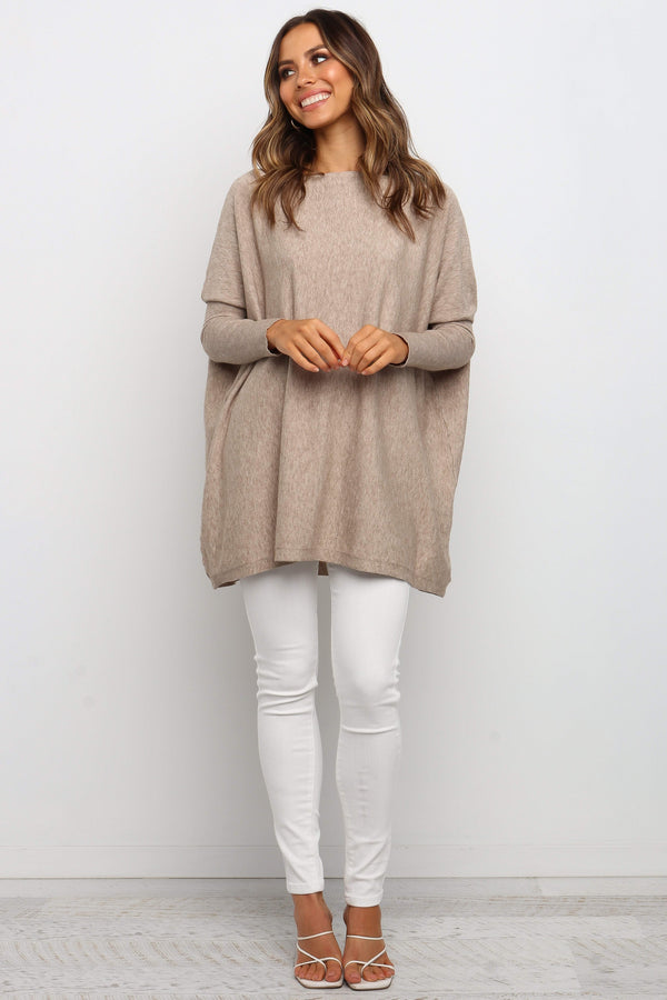 Petal and Pup USA KNITWEAR Jemima Sweater - Beige