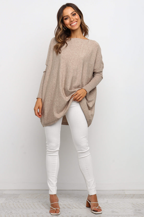 Petal and Pup USA KNITWEAR Jemima Sweater - Beige