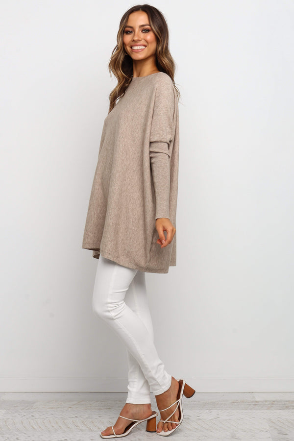 Petal and Pup USA KNITWEAR Jemima Sweater - Beige