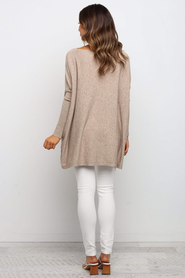 Petal and Pup USA KNITWEAR Jemima Sweater - Beige