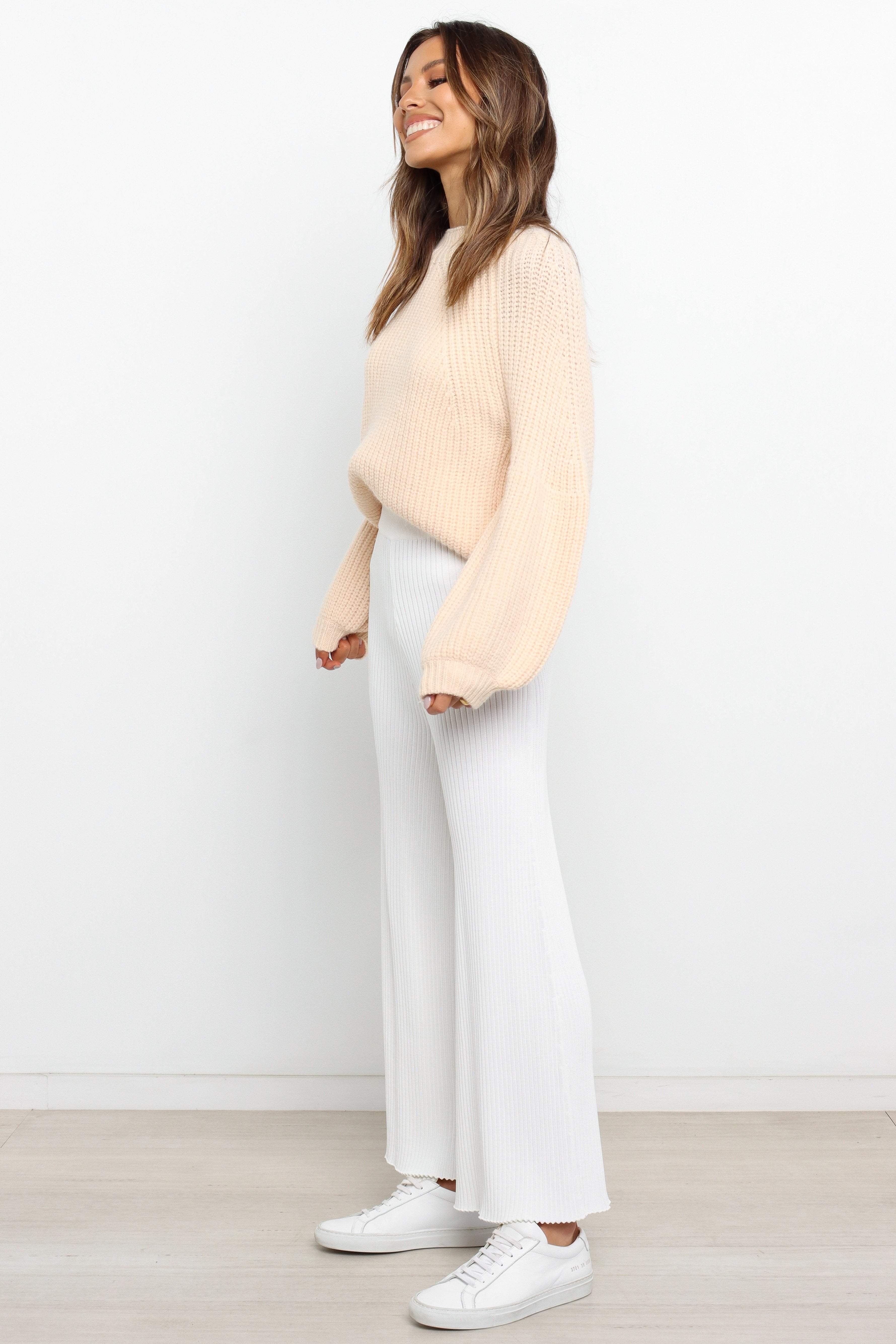 London Knit Sweater - Beige - Petal & Pup USA