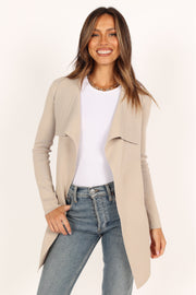 Petal and Pup USA KNITWEAR Zimmer Cardigan - Beige