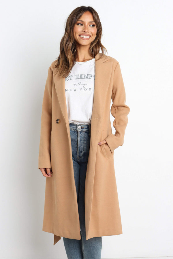 Petal and Pup USA OUTERWEAR Camberwell Coat - Tan