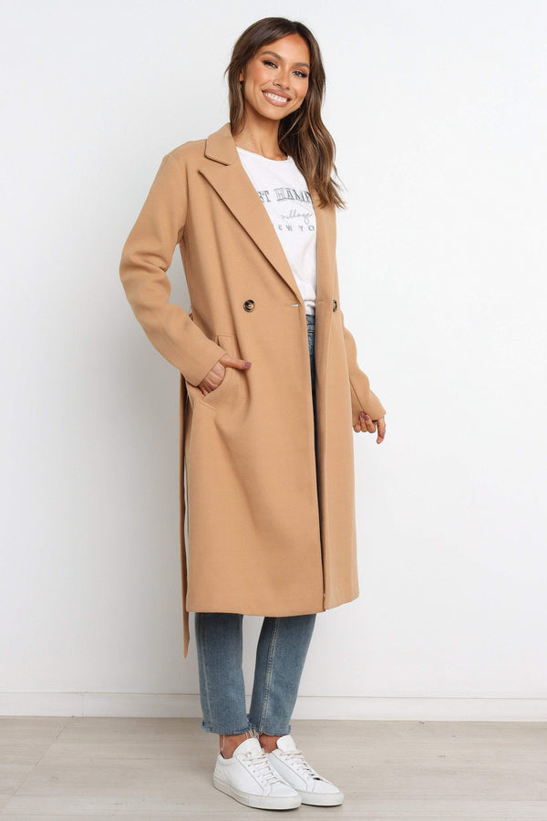 Petal and Pup USA OUTERWEAR Camberwell Coat - Tan