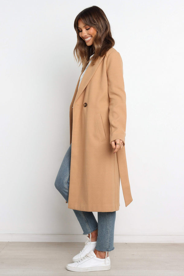 Petal and Pup USA OUTERWEAR Camberwell Coat - Tan