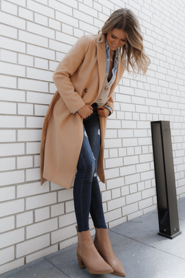 Petal and Pup USA OUTERWEAR Camberwell Coat - Tan