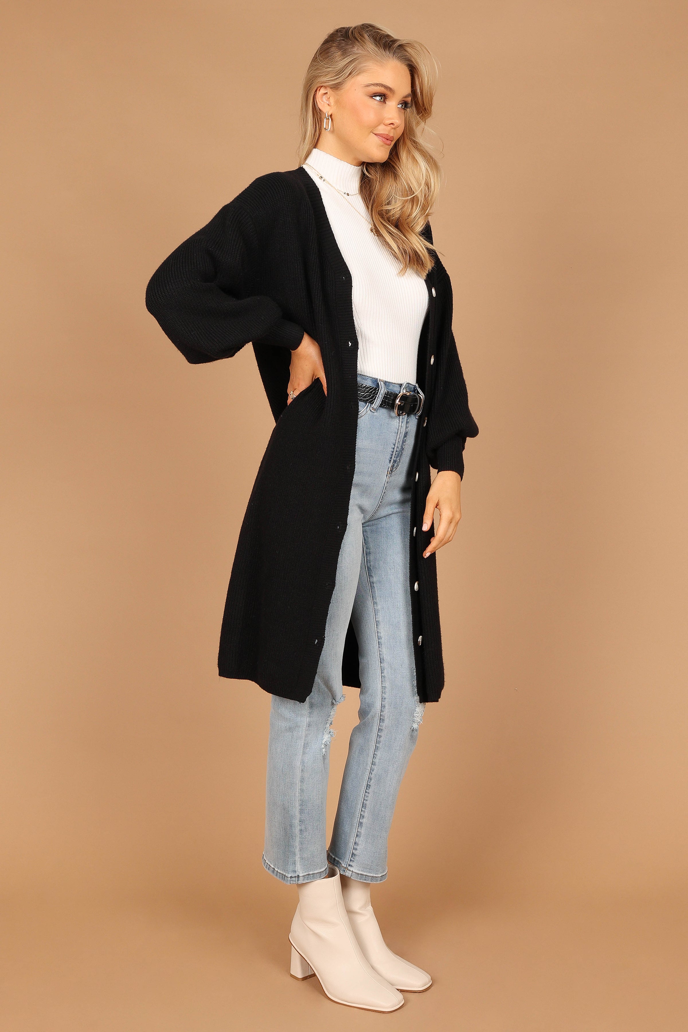 Petal and Pup USA OUTERWEAR Comara Cardigan - Black