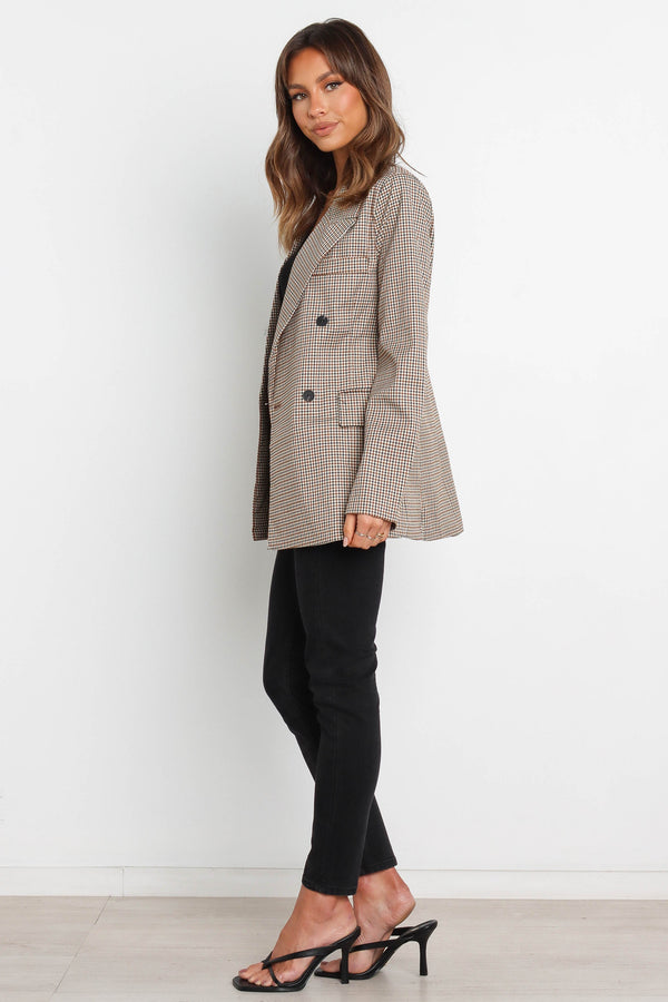 Petal and Pup USA OUTERWEAR Juliette Blazer - Brown