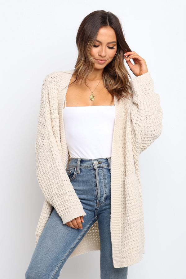 Petal and Pup USA OUTERWEAR Leyonie Cardigan - Cream