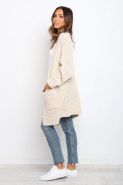 Petal and Pup USA OUTERWEAR Leyonie Cardigan - Cream