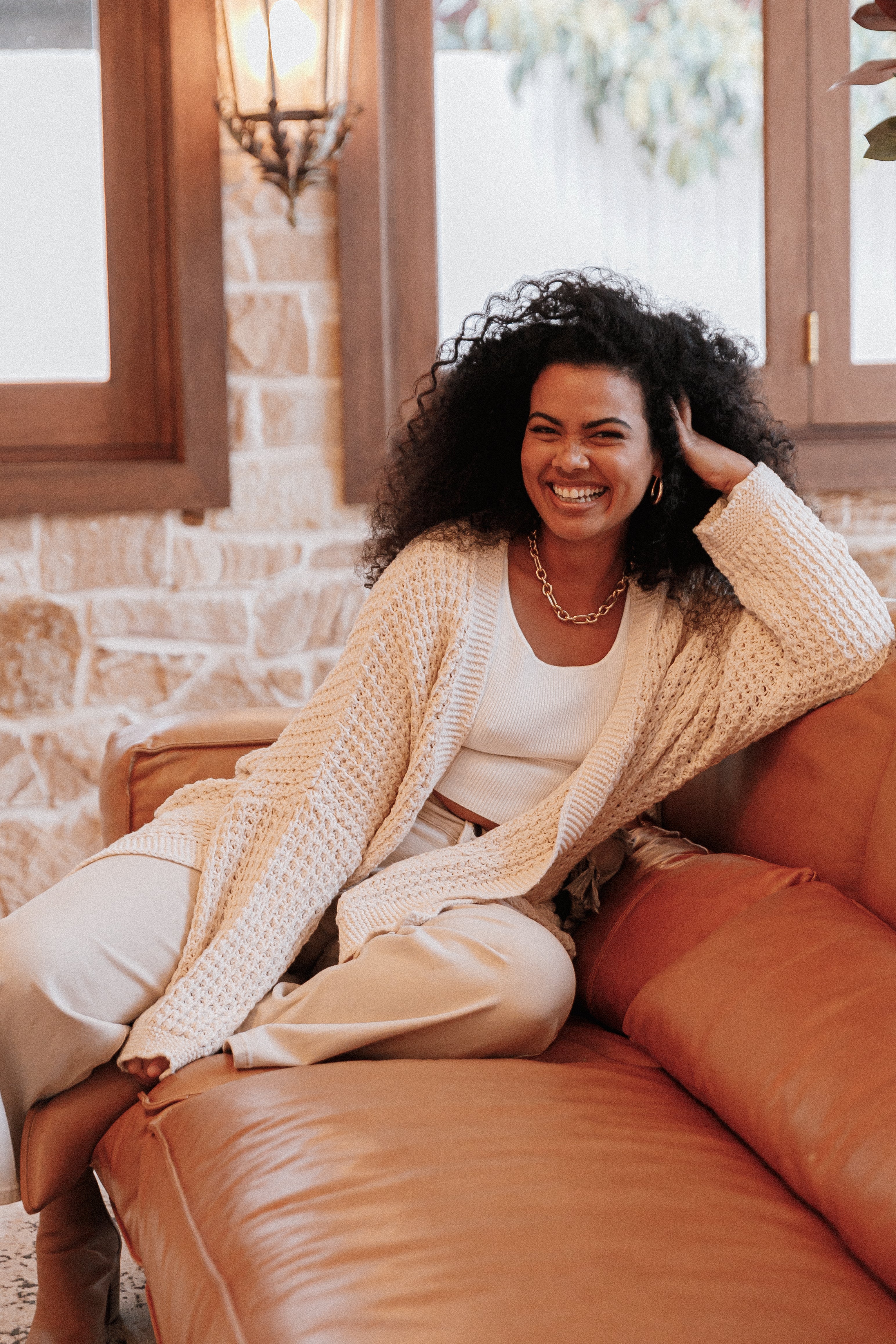 Leyonie Cardigan - Cream | Petal & Pup USA