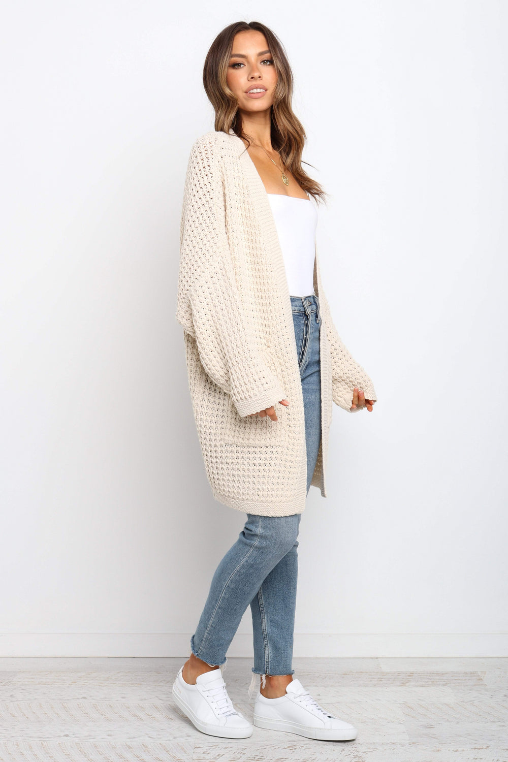 Petal and Pup USA OUTERWEAR Leyonie Cardigan - Cream M/L