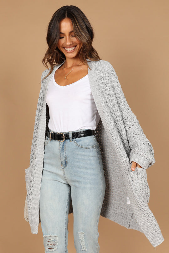 Leyonie Cardigan - Grey - Petal & Pup USA