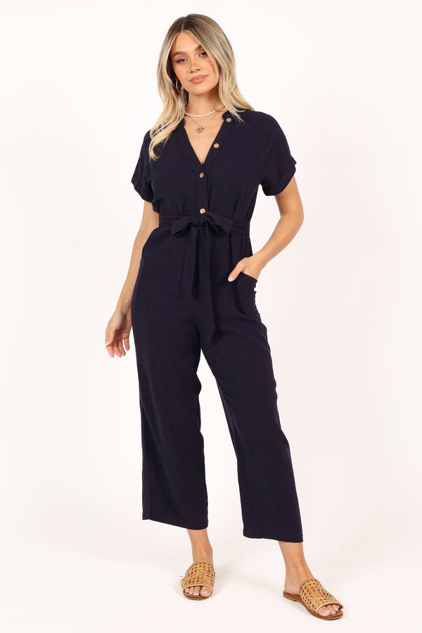 Petal and Pup USA Rompers Archie Jumpsuit - Navy