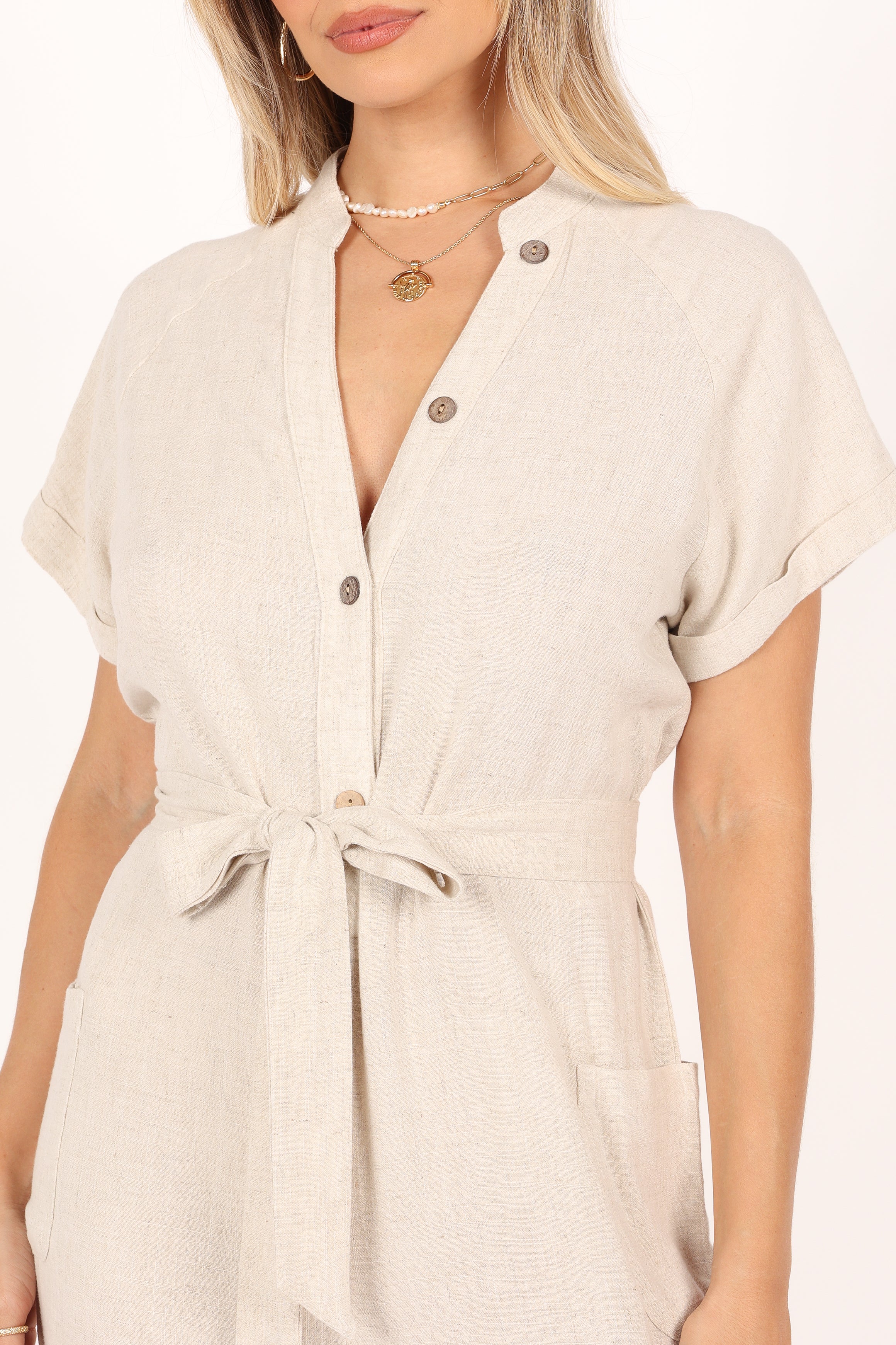 Petal and Pup USA Rompers Archie Jumpsuit - Oat