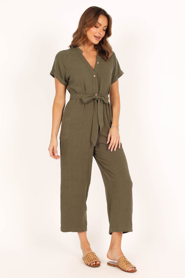 Petal and Pup USA Rompers Archie Jumpsuit - Olive