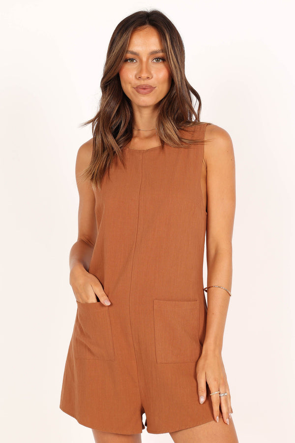 Petal and Pup USA Rompers Dory Playsuit - Tan