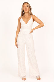 Petal and Pup USA Rompers Ophelia Lace Jumpsuit - Ivory