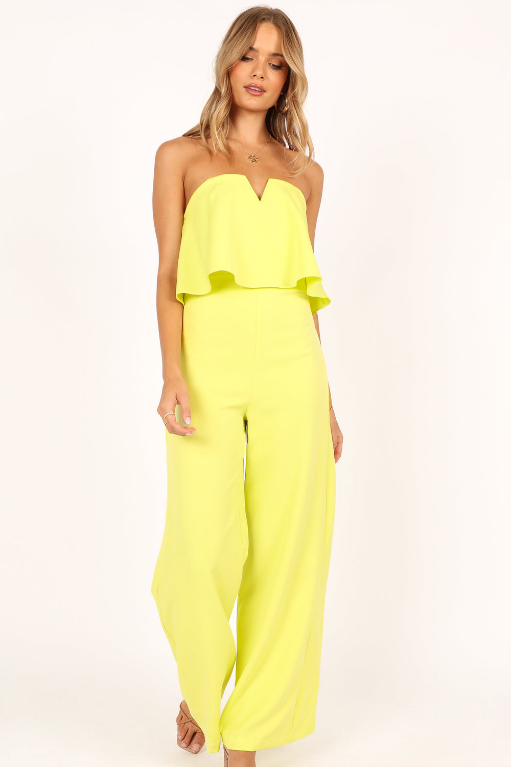 Petal and Pup USA Rompers Sonny Strapless Jumpsuit - Lime