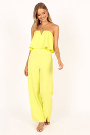 Petal and Pup USA Rompers Sonny Strapless Jumpsuit - Lime