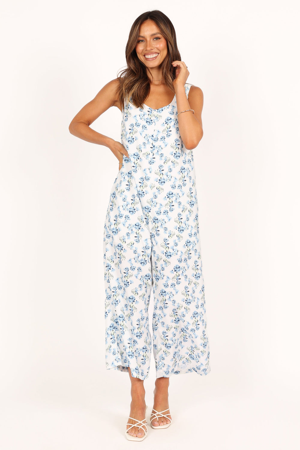 Petal and Pup USA Rompers Surreal Jumpsuit - White Floral