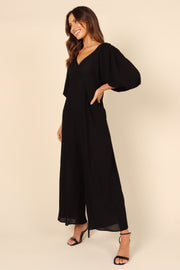 Petal and Pup USA Rompers Suzana Wide Leg Jumpsuit - Black