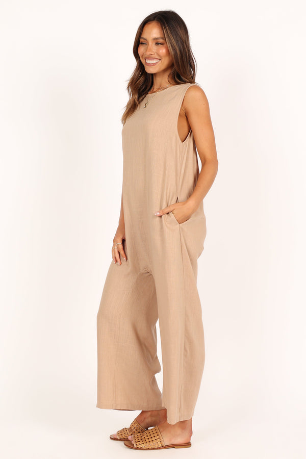 Petal and Pup USA Rompers Yardlee Jumpsuit - Mocha