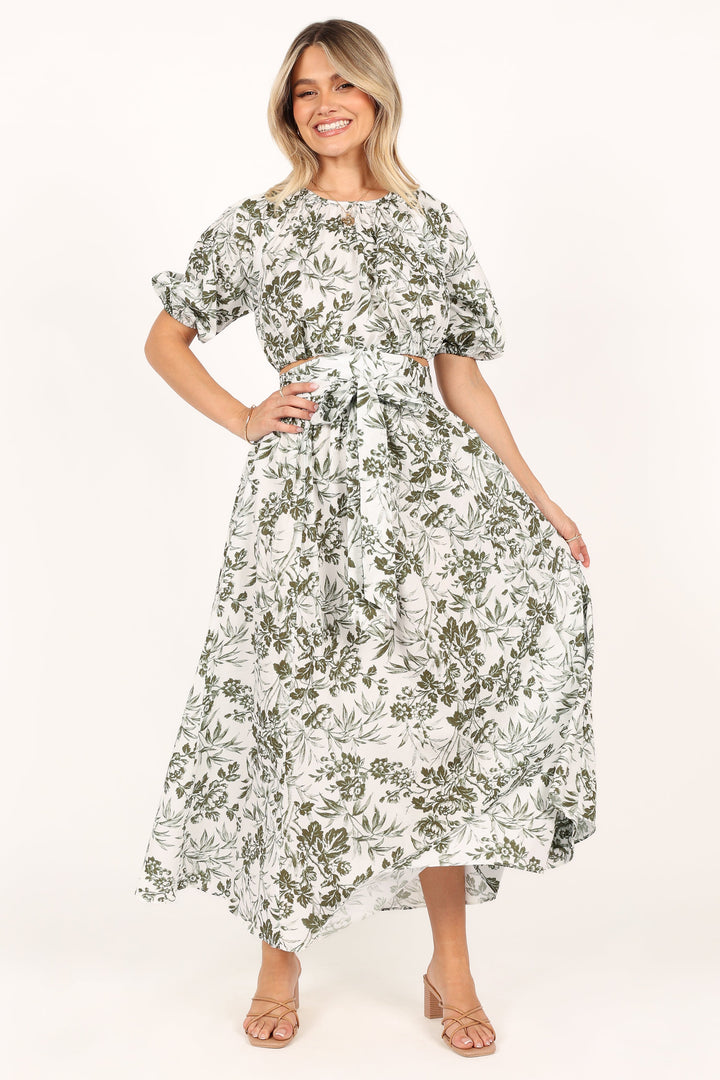 Delilah Set - Green Floral - Petal & Pup USA