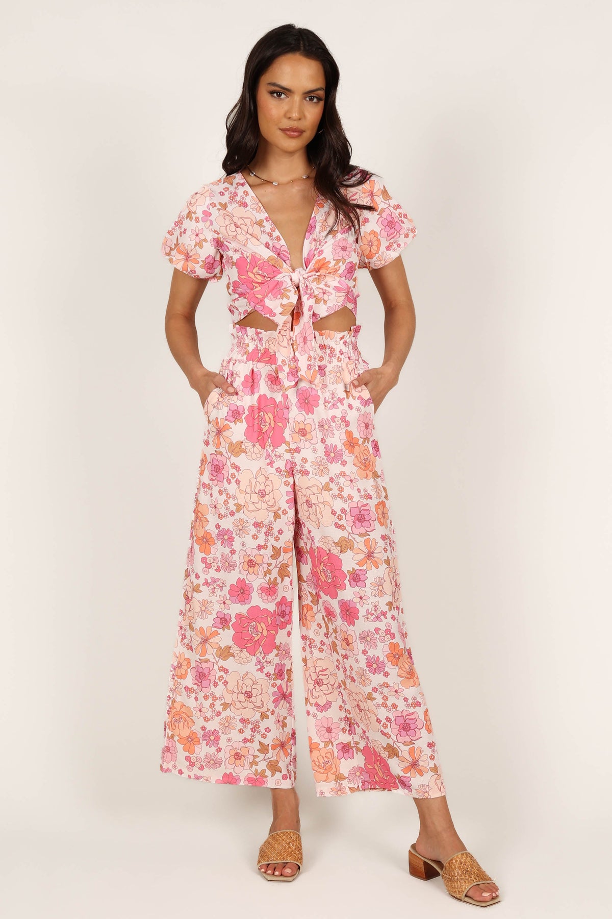 Matilda Top & Pant Set - Pink Floral | Petal & Pup USA