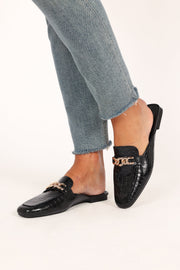 Petal and Pup USA SHOES Harlyn Loafer - Black