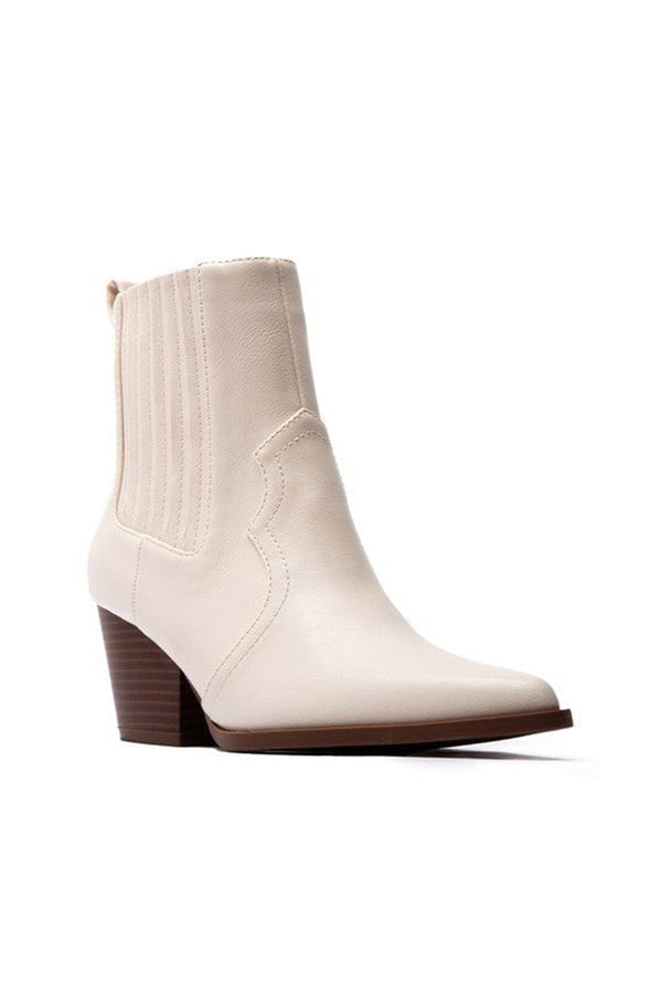 Petal and Pup USA SHOES Heeled Chelsea Boots - Stone