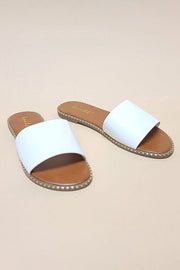 Petal and Pup USA SHOES Micah Slide - White