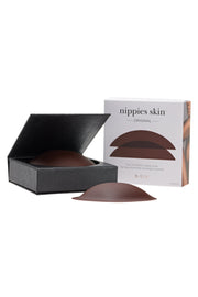Petal and Pup USA SWIM & INTIMATES Nippies Skins Reusable Adhesive Nipple Covers - Espresso 1